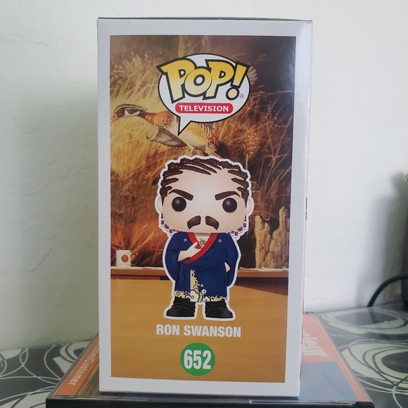 Ron Swanson Cornrows Parks and Recreation Funko Pop Television 652 - Picture 4 of 7